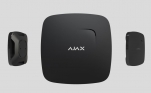 Ajax FireProtect Plus – Brezžični detektor dima s temperaturnim senzorjem in senzorjem za ogljikov monoksid (črna barva)